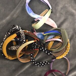 Stylish Multicolor Headband Collection Lot of 21